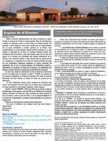 August 20th - Parent Weekly Bulletin - Spanish
