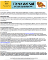 March 2020 Newsletter - English