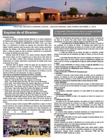 December 9th -Parent Weekly Bulletin-Spanish