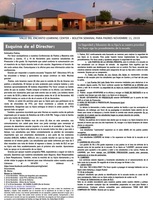 November 12th - Parent Weekly Bulletin-Spanish