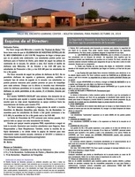 October 28th - Parent Weekly Bulletin-Spanish