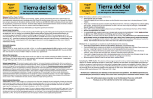 TDS Newsletter August 2019 English