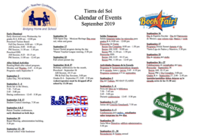 September 2019 Calendar