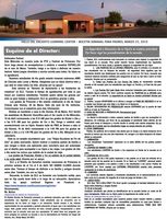 March 25th - Parent Weekly Bulletin- Spanish