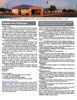 March 11th - Parent Weekly Bulletin - Spanish