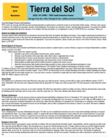 February 2019 Newsletter English
