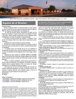 August 12th - Parent Weekly Bulletin - Spanish