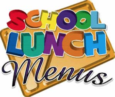 Lunch Menu Week of February 22-26, 2021