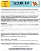 December 2019 Newsletter - Spanish