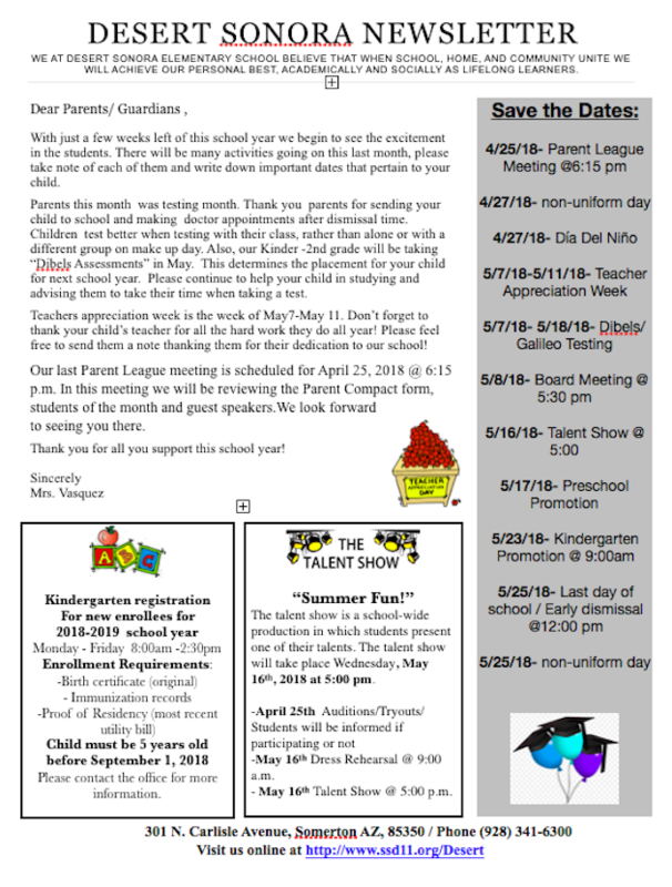 Desert Sonora Elementary